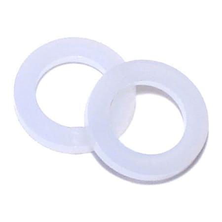 Midwest Fastener Flat Washer, For Screw Size 5/16" , Nylon 30 PK 64971